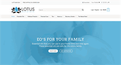 Desktop Screenshot of lotusnaturals.ca